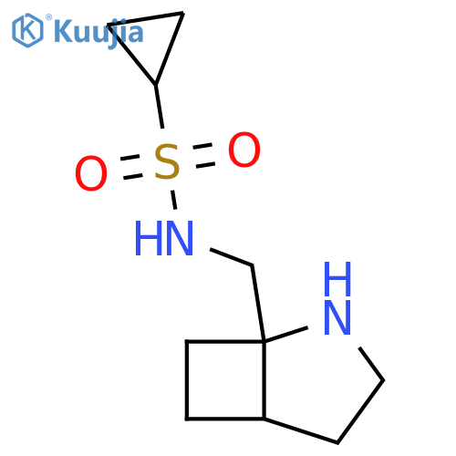 Cyclopropanesulfonamide, N-(2-azabicyclo[3.2.0]hept-1-ylmethyl)- structure