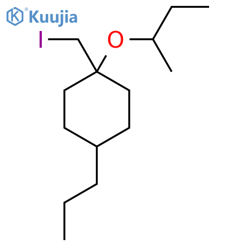 1-(Butan-2-yloxy)-1-(iodomethyl)-4-propylcyclohexane structure