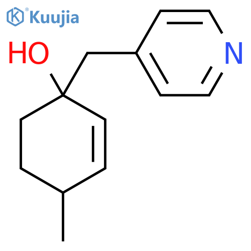 4-Methyl-1-[(pyridin-4-yl)methyl]cyclohex-2-en-1-ol structure