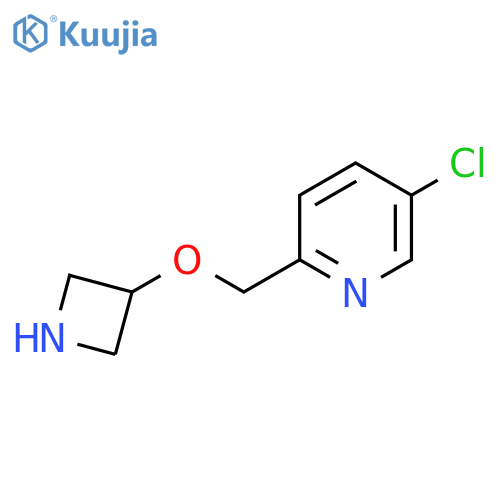 2-(azetidin-3-yloxy)methyl-5-chloropyridine structure