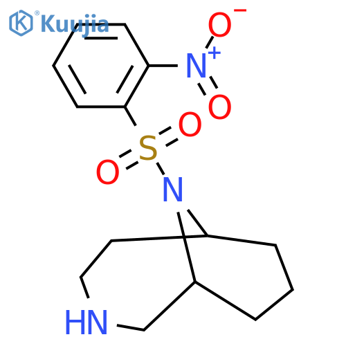 10-(2-Nitrobenzenesulfonyl)-3,10-diazabicyclo[4.3.1]decane structure