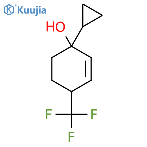 1-Cyclopropyl-4-(trifluoromethyl)cyclohex-2-en-1-ol structure