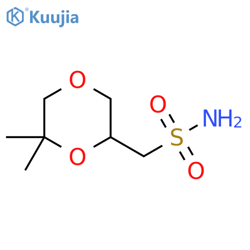 (6,6-dimethyl-1,4-dioxan-2-yl)methanesulfonamide structure