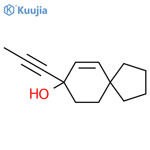 8-(Prop-1-yn-1-yl)spiro[4.5]dec-6-en-8-ol structure