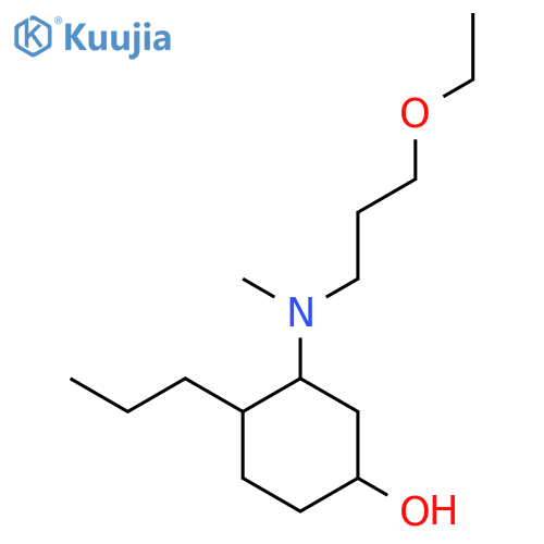 3-[(3-Ethoxypropyl)(methyl)amino]-4-propylcyclohexan-1-ol structure