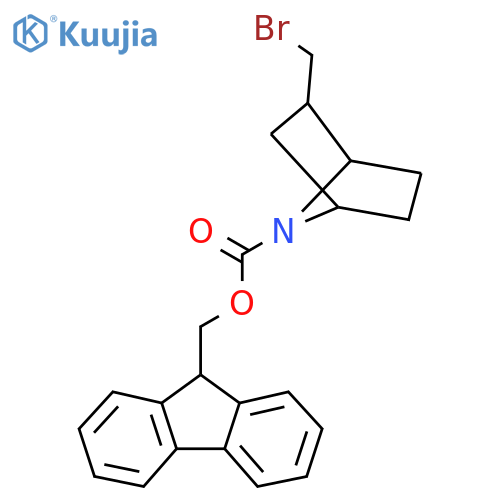(9H-fluoren-9-yl)methyl 2-(bromomethyl)-7-azabicyclo2.2.1heptane-7-carboxylate structure