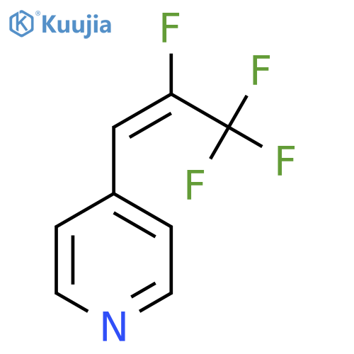 4-(1E)-2,3,3,3-tetrafluoroprop-1-en-1-ylpyridine structure