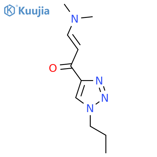 3-(dimethylamino)-1-(1-propyl-1H-1,2,3-triazol-4-yl)prop-2-en-1-one structure