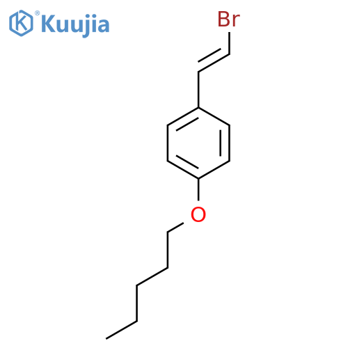 1-(2-Bromoethenyl)-4-(pentyloxy)benzene structure