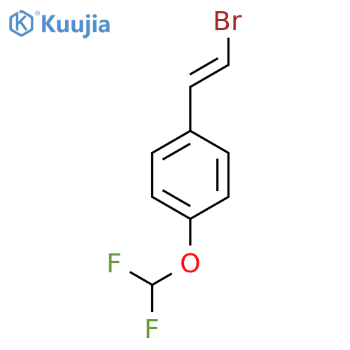 1-(2-Bromoethenyl)-4-(difluoromethoxy)benzene structure