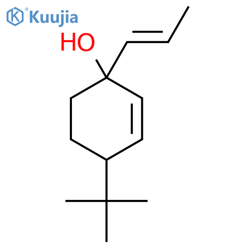 4-Tert-butyl-1-(prop-1-en-1-yl)cyclohex-2-en-1-ol structure