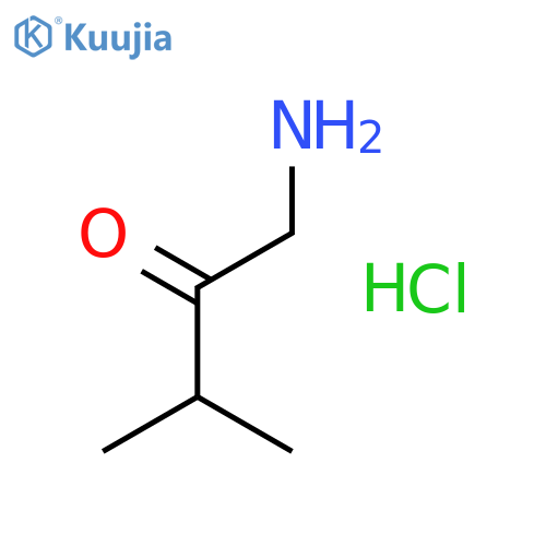 1-amino-3-methylbutan-2-one hydrochloride structure