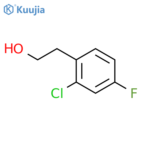 2-(2-chloro-4-fluorophenyl)ethan-1-ol structure