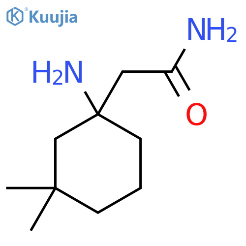 2-(1-amino-3,3-dimethylcyclohexyl)acetamide structure