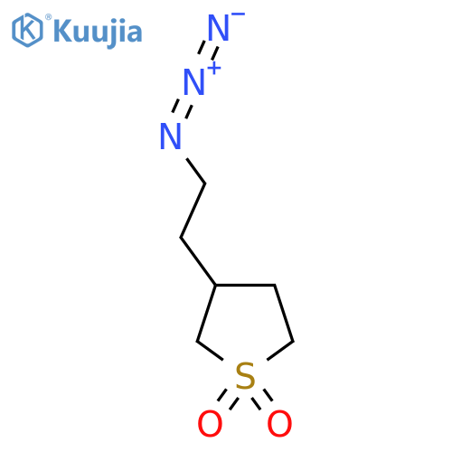 3-(2-azidoethyl)-1lambda6-thiolane-1,1-dione structure