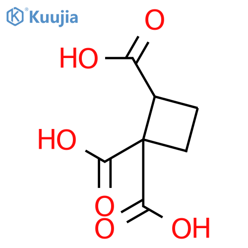 cyclobutane-1,1,2-tricarboxylic acid structure