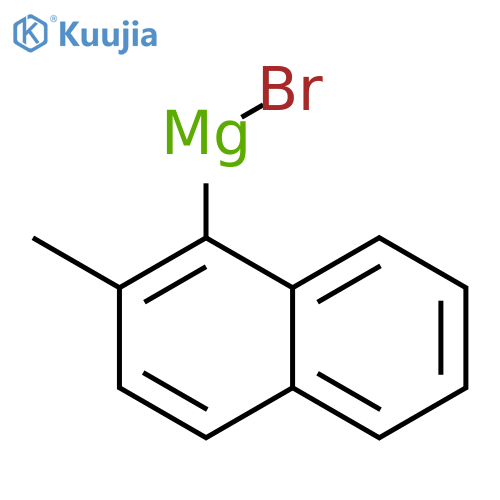 Magnesium,bromo(2-methyl-1-naphthalenyl)- structure