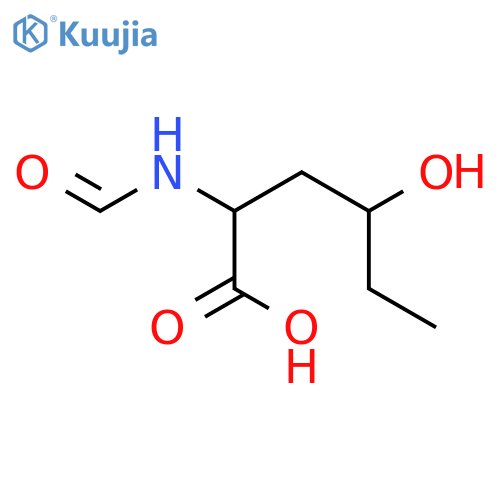 4-hydroxy-2-formamidohexanoic acid structure