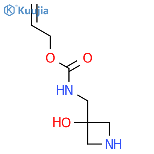 prop-2-en-1-yl N-[(3-hydroxyazetidin-3-yl)methyl]carbamate structure