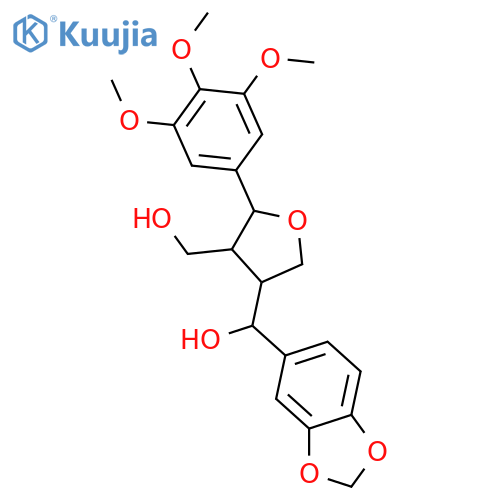 7,9'-Epoxy-8,8'-lignan-3,3',4,4',5,7',9-heptol; (7R,7'ξ,8S,8'S)-form, 3',4'-Methylene, 3,4,5-tri-Me ether structure