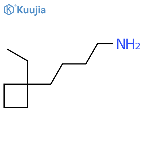 4-(1-ethylcyclobutyl)butan-1-amine structure