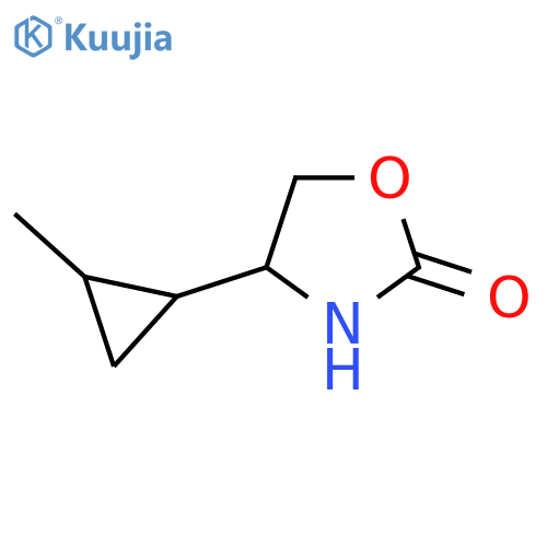 4-(2-methylcyclopropyl)-1,3-oxazolidin-2-one structure