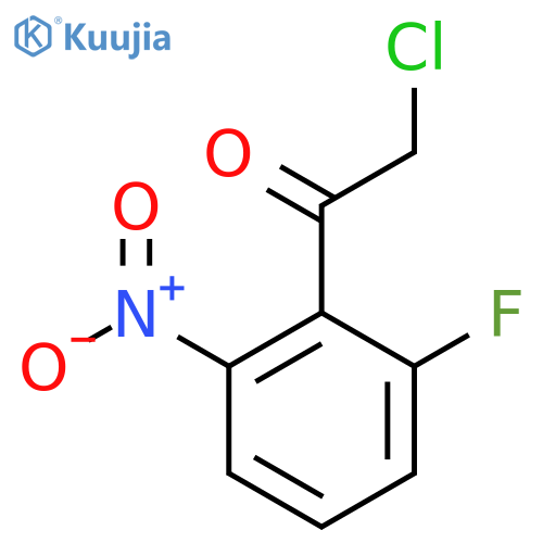 2-chloro-1-(2-fluoro-6-nitrophenyl)ethan-1-one structure