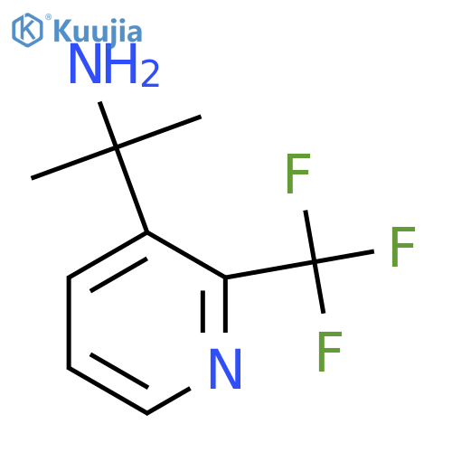 2-2-(trifluoromethyl)pyridin-3-ylpropan-2-amine structure