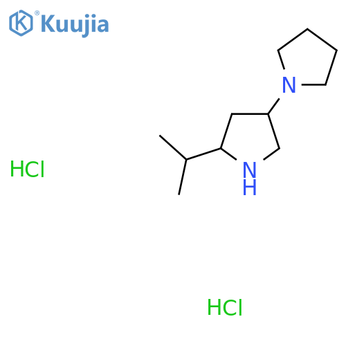 5'-(propan-2-yl)-1,3'-bipyrrolidine dihydrochloride structure