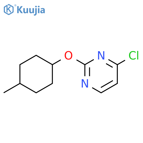 4-chloro-2-(4-methylcyclohexyl)oxypyrimidine structure
