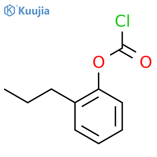2-propylphenyl chloroformate structure