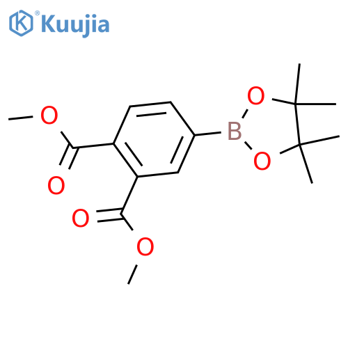 1,2-Dimethyl 4-(tetramethyl-1,3,2-dioxaborolan-2-yl)phthalate structure