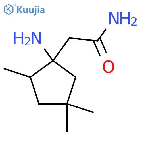 2-(1-amino-2,4,4-trimethylcyclopentyl)acetamide structure