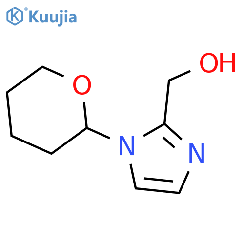 1H-Imidazole-2-methanol, 1-(tetrahydro-2H-pyran-2-yl)- structure