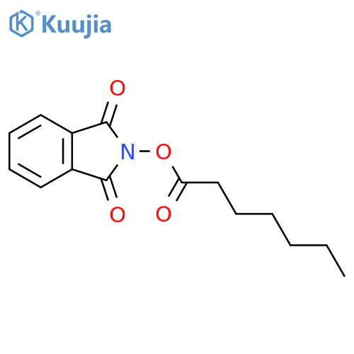 1,3-dioxo-2,3-dihydro-1H-isoindol-2-yl heptanoate structure