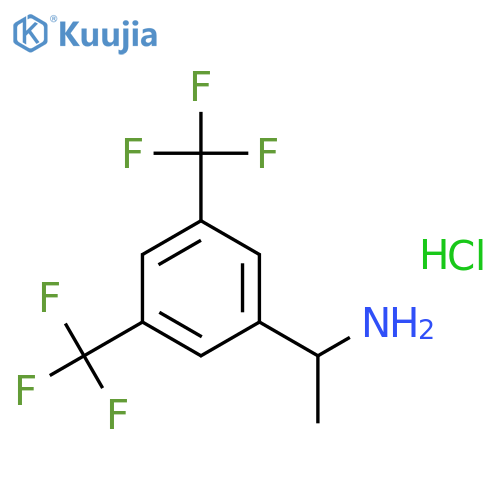 (S)-1-3,5-Bis(trifluoromethyl)phenylethylamine Hydrochloride structure