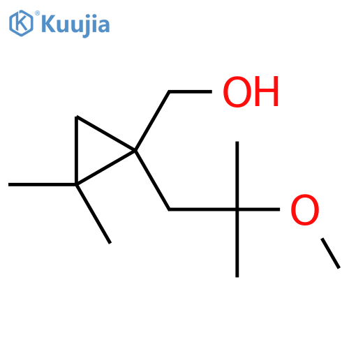 1-(2-methoxy-2-methylpropyl)-2,2-dimethylcyclopropylmethanol structure