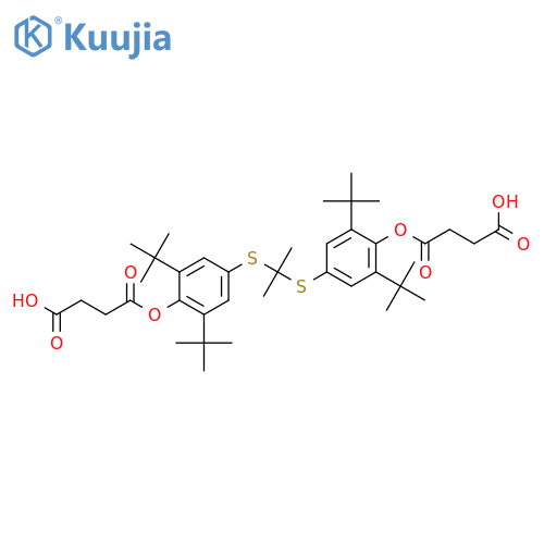 Probucol Disuccinate structure