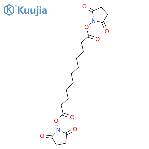 2,5-Pyrrolidinedione, 1,1'-[(1,11-dioxo-1,11-undecanediyl)bis(oxy)]bis- structure