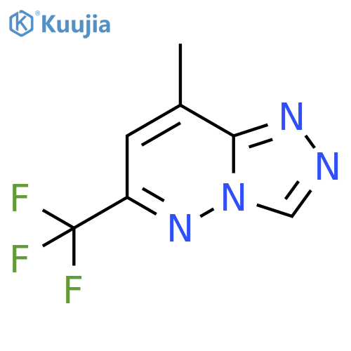 8-Methyl-6-(trifluoromethyl)-[1,2,4]triazolo[4,3-b]pyridazine structure