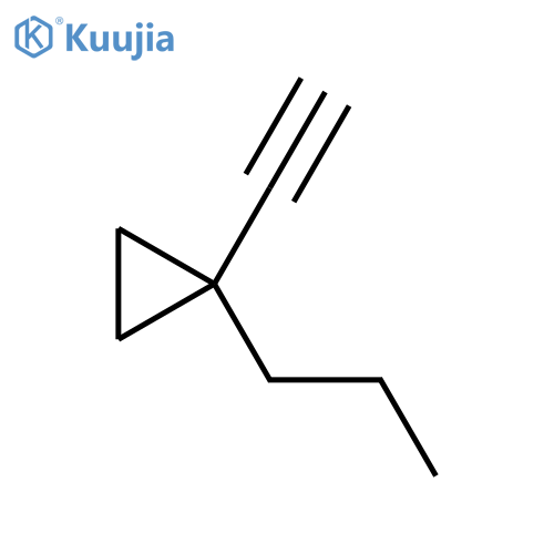 1-ethynyl-1-propylcyclopropane structure
