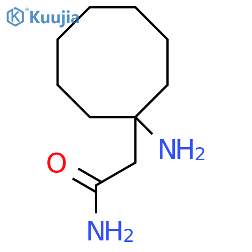 2-(1-aminocyclooctyl)acetamide structure