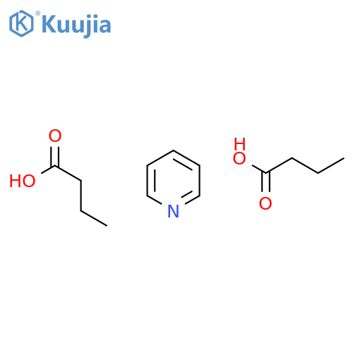 Butanoic acid, compd. with pyridine (2:1) structure