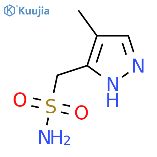 (4-methyl-1H-pyrazol-5-yl)methanesulfonamide structure