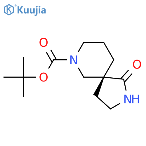 tert-butyl (5R)-1-oxo-2,7-diazaspiro[4.5]decane-7-carboxylate structure