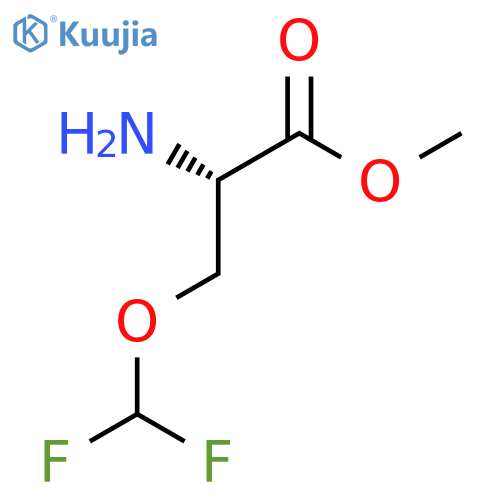 methyl (2S)-2-amino-3-(difluoromethoxy)propanoate structure