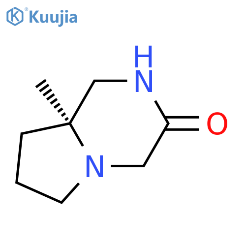 (8aS)-8a-methyl-1,2,4,6,7,8-hexahydropyrrolo[1,2-a]pyrazin-3-one structure