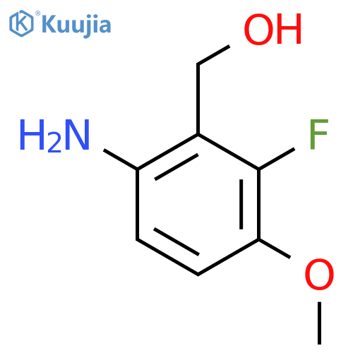 (6-Amino-2-fluoro-3-methoxyphenyl)methanol structure