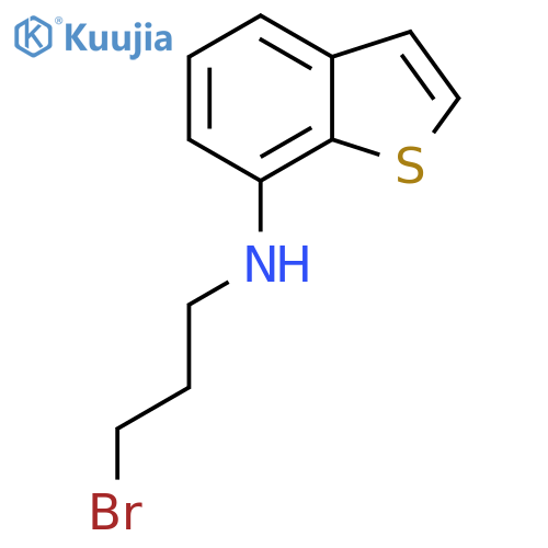 N-(3-bromopropyl)-1-benzothiophen-7-amine structure