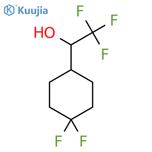 1-(4,4-difluorocyclohexyl)-2,2,2-trifluoroethan-1-ol structure